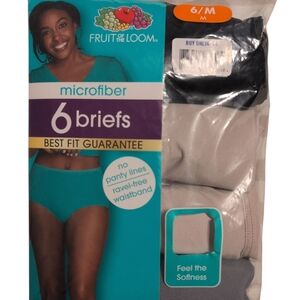 *New FOUR pairs Fruit of the Loom Microfiber Briefs Size M